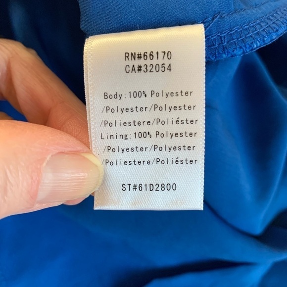 COPY - MAEVE ANTHROPOLOGIE cerulean blue embroidered midi dress NEW SM 20 in pit - Picture 6 of 7